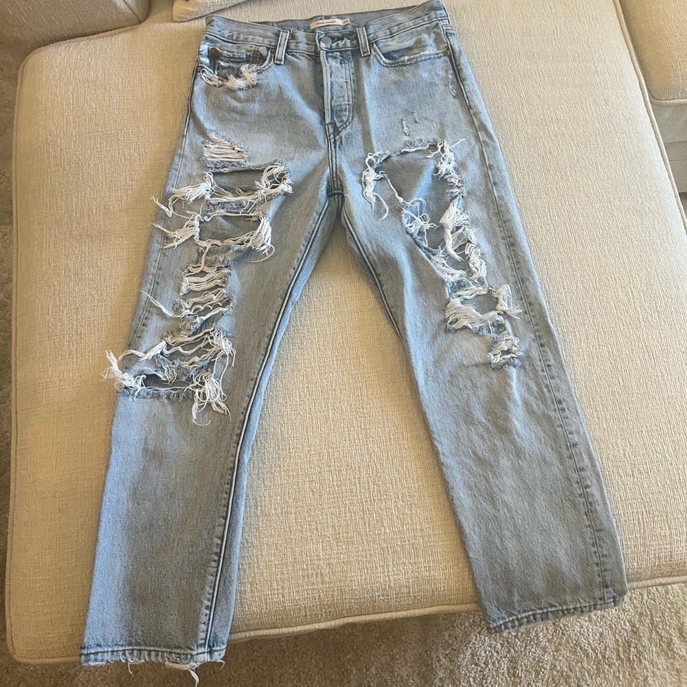 Levi’s ripped denim